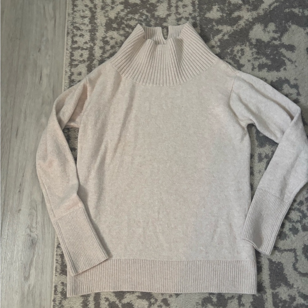 Caslon Cream Cowl Neck Sweater